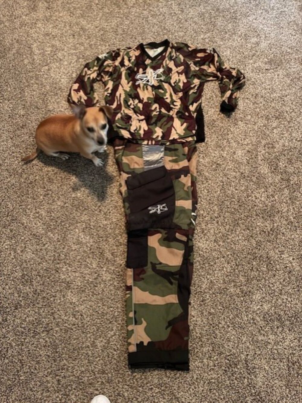 EXL Motocross pants and shirt. New, never worn. 34 pants, XL shirt